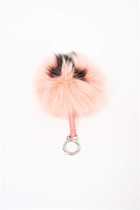 fendi puff ball keychain price|fendi official website.